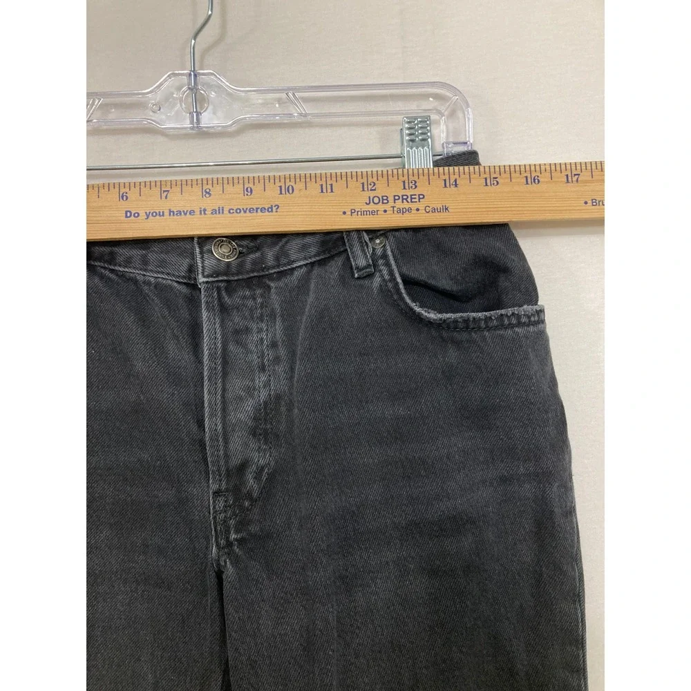 We The Free Free People Jeans size 27 Maggie Straight Leg Distressed Black